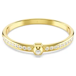 Bracciale rigido Numina, Taglio Round, Bianco, Finitura oro 18K M
