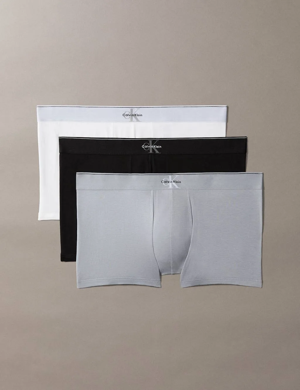 CK Archive 3 Pack Cotton Stretch Trunks Black Mix male - Calvin Klein - FashionsVida