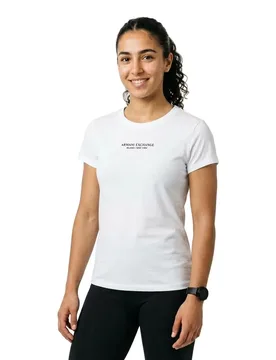 Exchange Maglietta A Maniche Corte Xw00155_af10356 Optic White M - Armani - FashionsVida