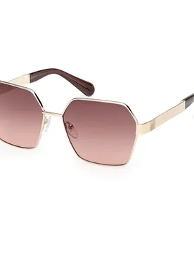 Occhiali Da Sole Da Donna Mo011 Gold 5932F Gradient Brown/CAT2 - Max & Co - FashionsVida