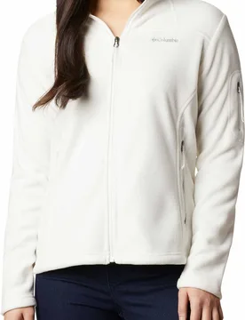 Fleece mit Reißverschluss Fast Trek II Jacket Sea Salt für Damen Größe M Weiß - Columbia - FashionsVida