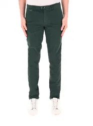 Pantalone slim VERDE SCURO 35
