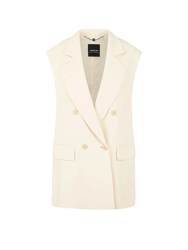 Marc Cain Gilet crème 36 - Marc cain - FashionsVida