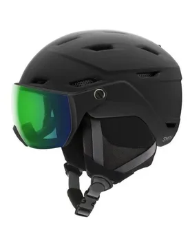 Casque de ski/snowboard - Survey Eu Matte Black Chromapop Everyday Green Mirror - Taille 51-55 cm - Noir - SMITH - FashionsVida