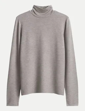 Rollkragenshirt Kirosie Grau 40 - someday - FashionsVida