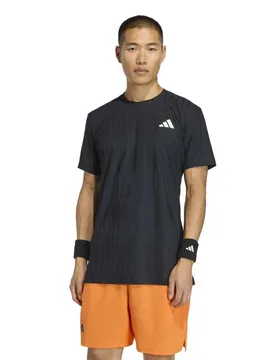 Tennis Climacool+ Airchill Freelift Short Sleeve T-shirt Black S - Adidas - FashionsVida