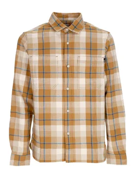 Camicia Manica Lunga Uomo Work Hvy Flannel Shirt Wheat Boot - Timberland - FashionsVida