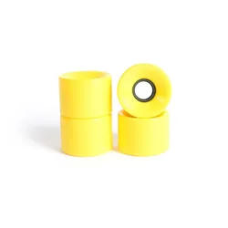 Roues De Skateboard Longboard Yellow 60 mm unisex