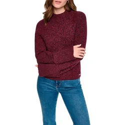 Pull à Col Roulé Dw7000708 Beet / Black L