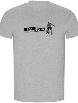 T-shirt à Manches Courtes Kettleball Eco Heather Grey L - Kruskis - FashionsVida