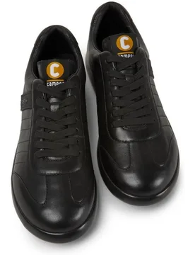 Zapatillas de piel de hombre pelotas xlf lisas con cordones - Camper - FashionsVida