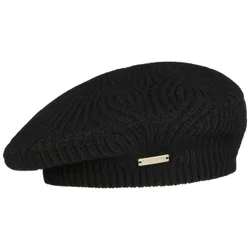 Merla Merino Wool Beret by - black - Damen - Size: One Size