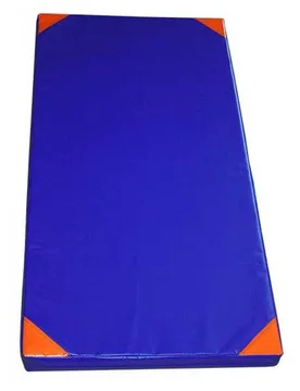 Tapis Renforcé Avec Coin Et Poignées Densité 20 Navy / Orange 200 x 100 x 10 cm - Softee - FashionsVida