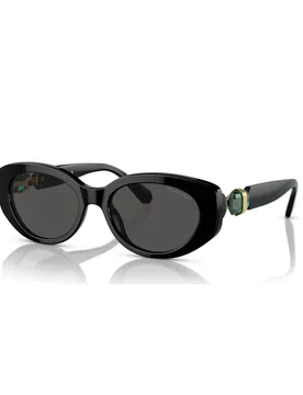 Occhiali da sole, Forma Cat-eye, SK6002, Neri OS - Swarovski - FashionsVida