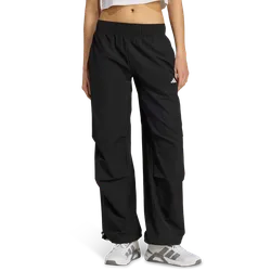 Workout Essentials Woven Training Joggers Women Pants - Black - Size L (16-18) - Poly Mesh - Black - Size: Large