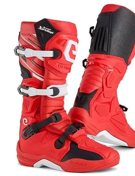Stivali Moto Cross Enduro X PRIVILEGE Rosso taglia 43 - Eleveit - FashionsVida