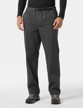 Men's Holmen Relaxed Trousers Grey 34/30 - Ebony Grey - Male - Helly Hansen - FashionsVida