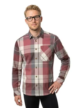 Chemise à Manches Longues Customized 22904 Bordeaux Checked M - MASCOT - FashionsVida