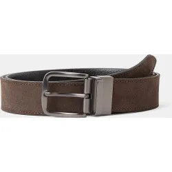 Cinturón de hombre piel reversible