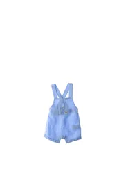 Salopette corta NURSERY AZZURRO CHIARO 9M