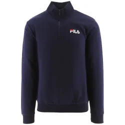Mens Navy Adam Quarter Zip Sweatshirt - Male - Navy - XX-Large