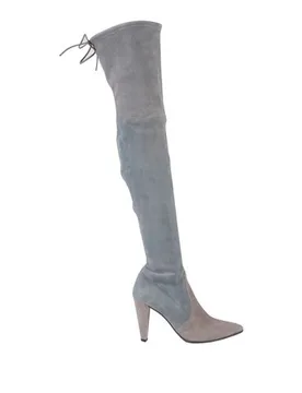 Stiefel Damen Maulwurfsgrau 35,35.5 Damen - Stuart Weitzman - FashionsVida