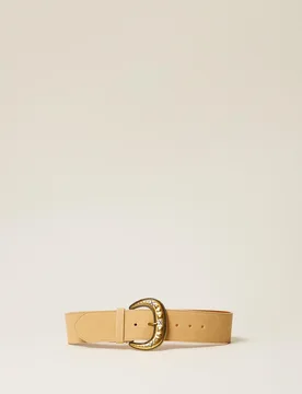 Twinset Ceinture en cuir velours - TWINSET - FashionsVida