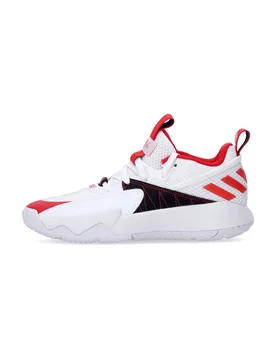 Scarpa Basket Uomo Dame Certified Cloud White/vivid Red/dash Grey - Adidas - FashionsVida