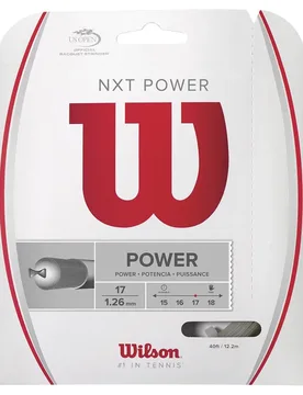 Nxt Power 17 12.2 M Tennis Single String Natural 1.26 mm - Wilson - FashionsVida