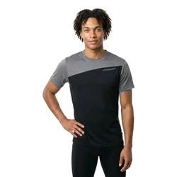 Maglietta A Maniche Corte Active Grey / Black