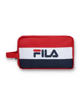 Three Colour Stripe Washbag - ONE - FILA - FashionsVida
