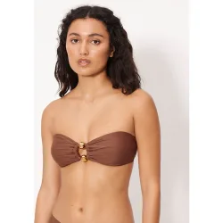Tops de bikini estilo bandeau en copa b