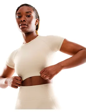 Soutien-gorge De Sport Steam Beige S-M - Siroko - FashionsVida