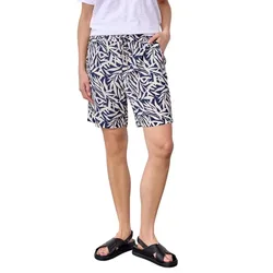 Liva Shorts Navy Pattern XL Women