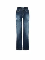 Jeans de pierna ancha azul 42/L30