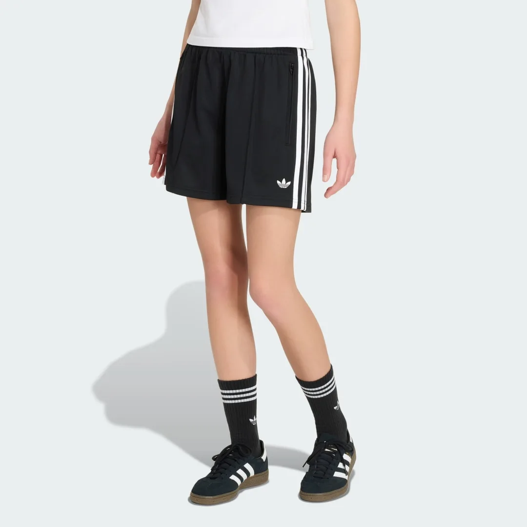 SHORT FIREBIRD CON CUCITURE NERVATE 13-14A Black - Adidas - FashionsVida