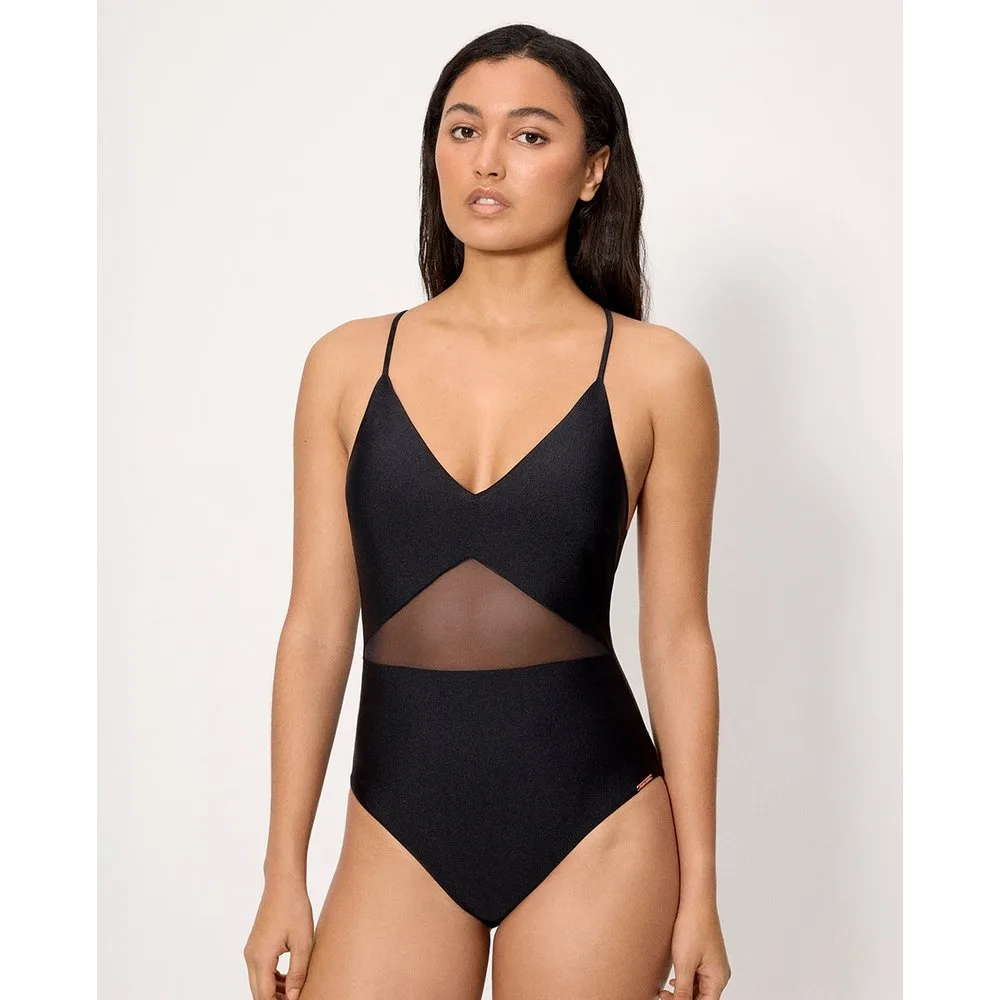 Bañadores con aro tul transparente con brillo en copa b - Ysabel Mora - FashionsVida
