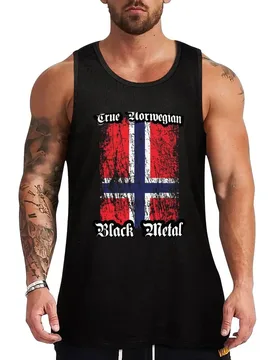 New True Norwegian Black Metal - Norwegian flag upright Tank Top running shirt underwear Sleeveless T-shirt - Aliexpress - FashionsVida