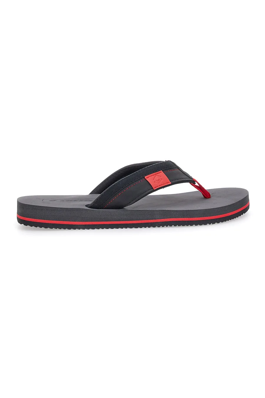 Ciabatte Nere e Rosse Infradito Skiatos Flip 42 - Lotto - FashionsVida