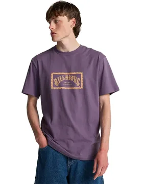 Maglietta A Maniche Corte Arch Frame Dusty Grape XL - Billabong - FashionsVida