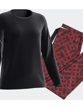 Pijama de mujer estampado en - Impetus - FashionsVida