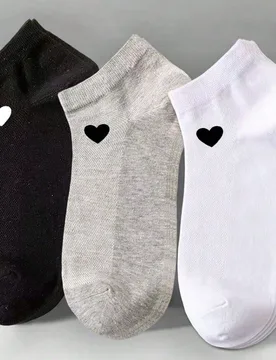 Piezas,Calcetines de corte bajo antibacterianos y transpirables,Regalo del Día del Padre,Diseño de malla,Adecuado para hombres/mujeres/primavera/ver - Shein - FashionsVida