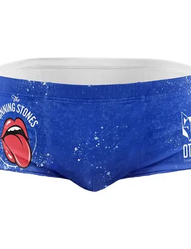 Slip De Bain Boxer Running Stones Blue - OTSO - FashionsVida