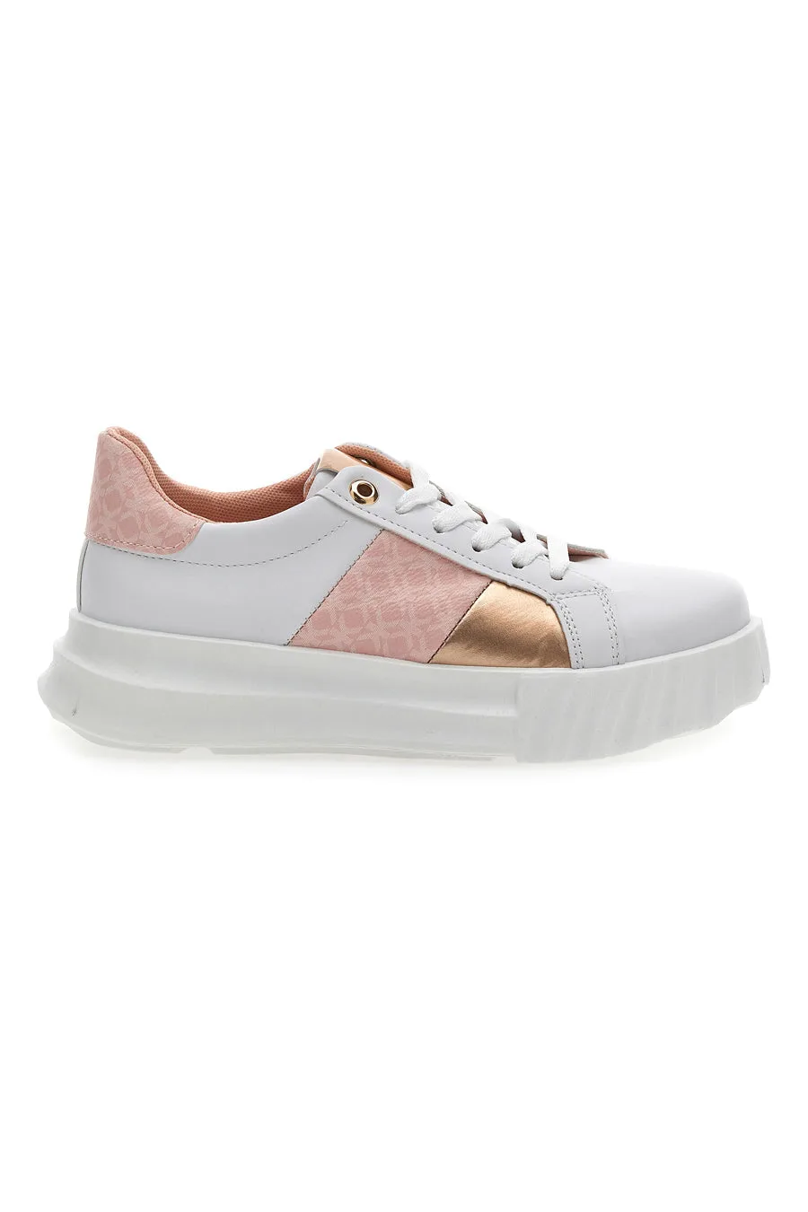Sneakers Flatform Bianche 509161 39 - PRIMA RIGA - FashionsVida