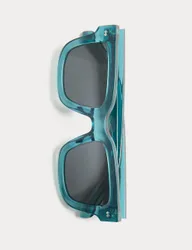 Chunky Polarised Sunglasses Blue male