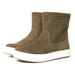 Lowcut Leather Boots Green EU 39 Men,Women