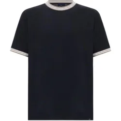 Paul & Shark - Camiseta de hombre manga corta Xsoft con constraste en cuello y mangas
