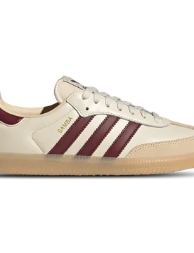 Samba Men's Sneakers - White - Size 10 - Leather - White - Size: 10 - Adidas - FashionsVida