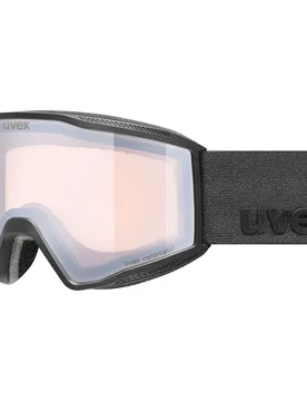 Lunettes De Ski Photochromiques Blast V Black Matt Variomatic Silver-Clear/CAT1-3 Homme - Uvex - FashionsVida