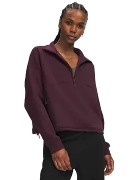 Sweat à Demi-zip Unstoppable Fleece Red / Ox Blood S - Under armour - FashionsVida